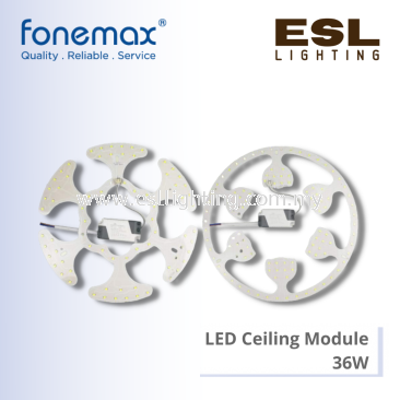 FONEMAX LED Ceiling Module 36W - 4004799 (w/w) 4004788 (d/l)