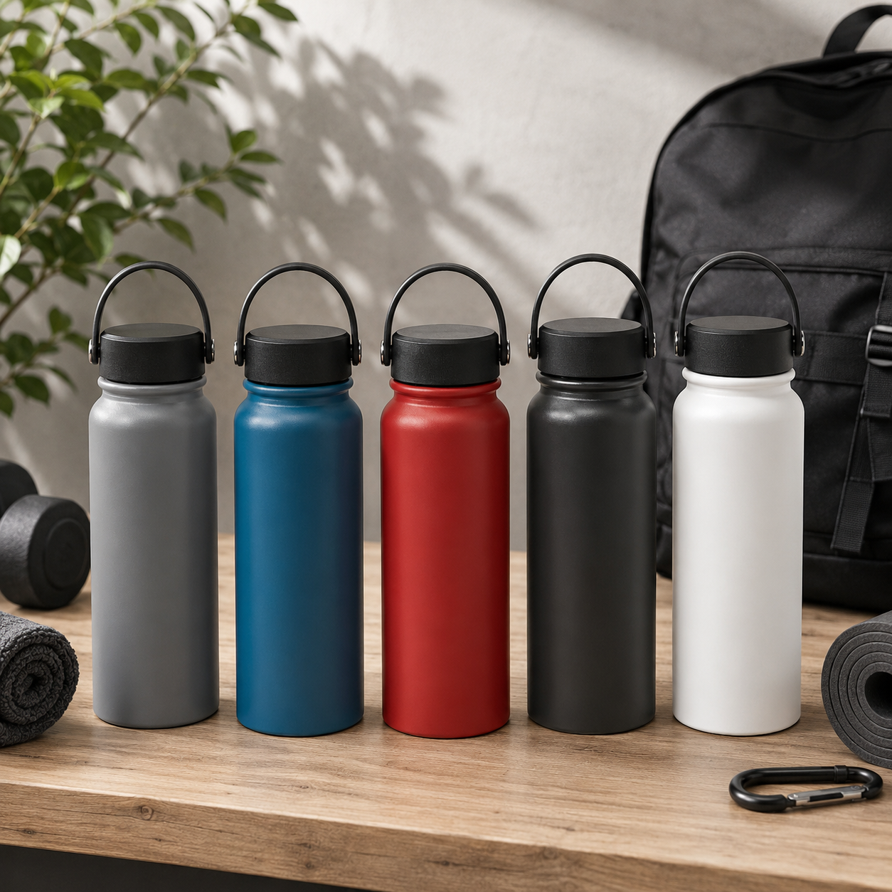 Vacuum Flask with Carry Handle 0152