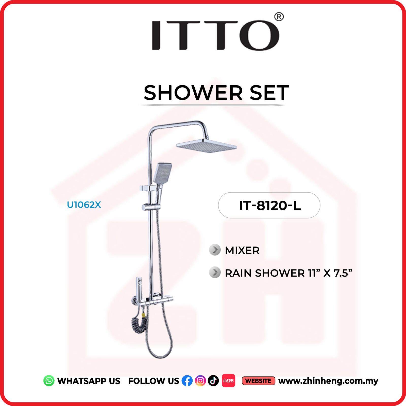 ITTO SHOWER SET  IT-8120-L