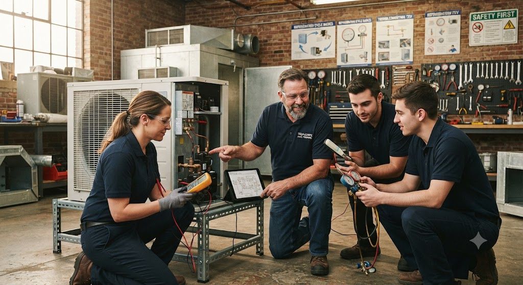 Refrigeration equipment maintenance training