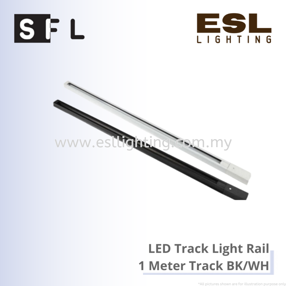 SFL Track Light Rail - 1 Meter Track BK/WH
