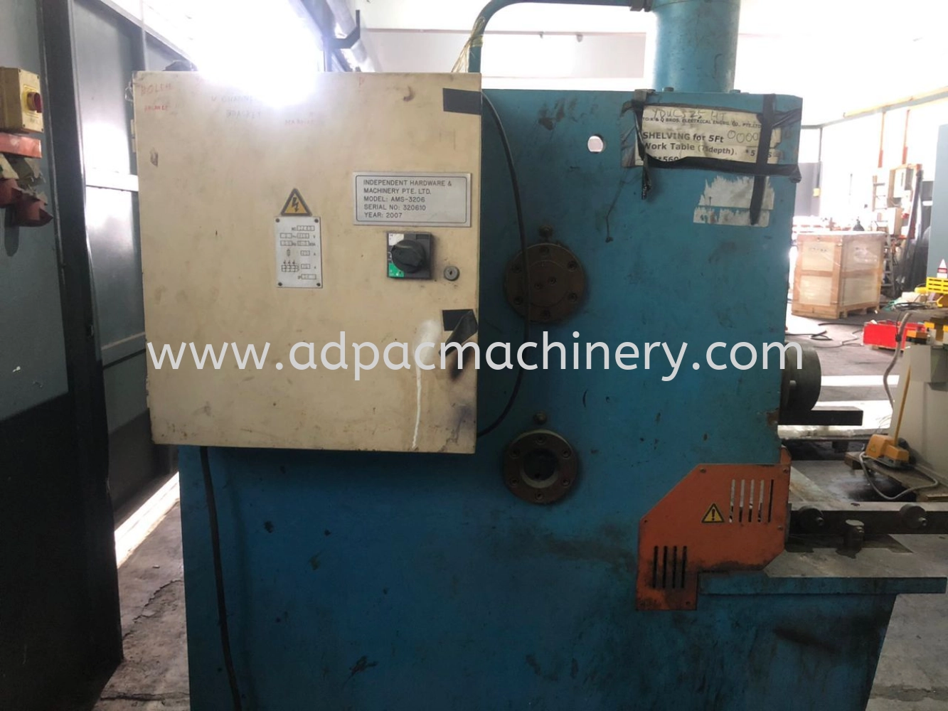 Used Hydraulic Shearing Machine / Cutting Machine