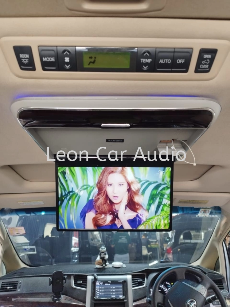 Toyota Vellfire Alphard anh20 14" fhd hdmi usb mp4 roof led monitor