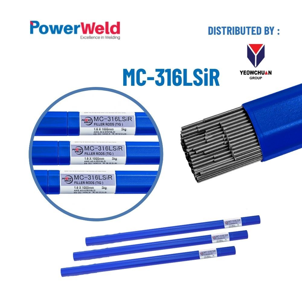 Powerweld MC-316LSiR Stainless Steel Wire & Rods | Malaysia Dealer | ER316LSi