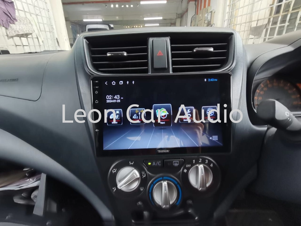 Perodua axia oem 9" android wifi gps system player