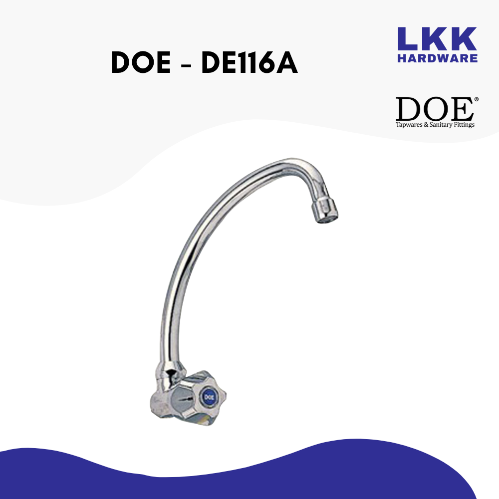 WALL-MOUNTED SINK TAP WITH FIESTA HANDLE
