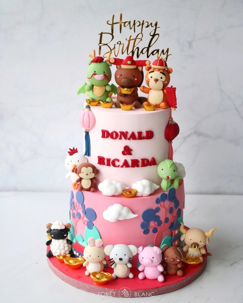 Chinese Zodiac Cake