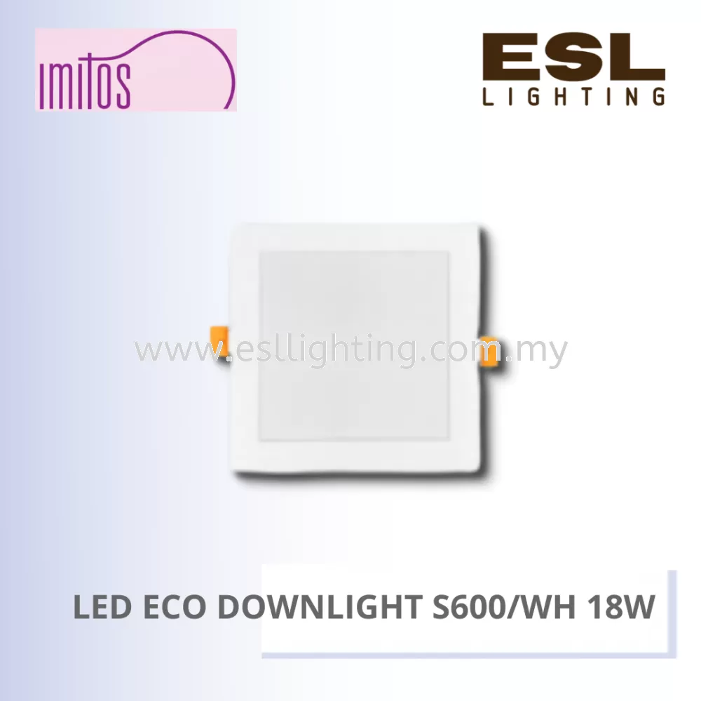 IMITOS LED ECO DOWNLIGHT SQUARE S600/WH 18W 