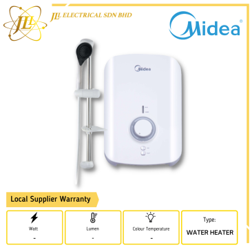 MIDEA MWH-38V-WT 3.8KW IP25 WHITE ELECTRIC INSTANT WATER HEATER
