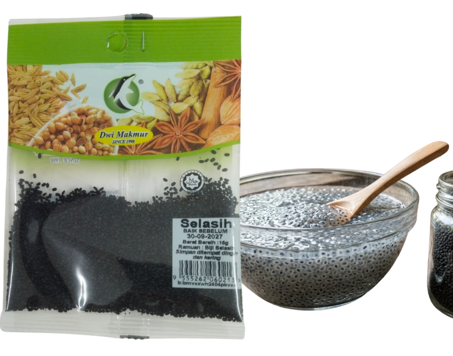Basil Seeds 15 Grams RM1.60 X 5 Units C.Dwi Makmur