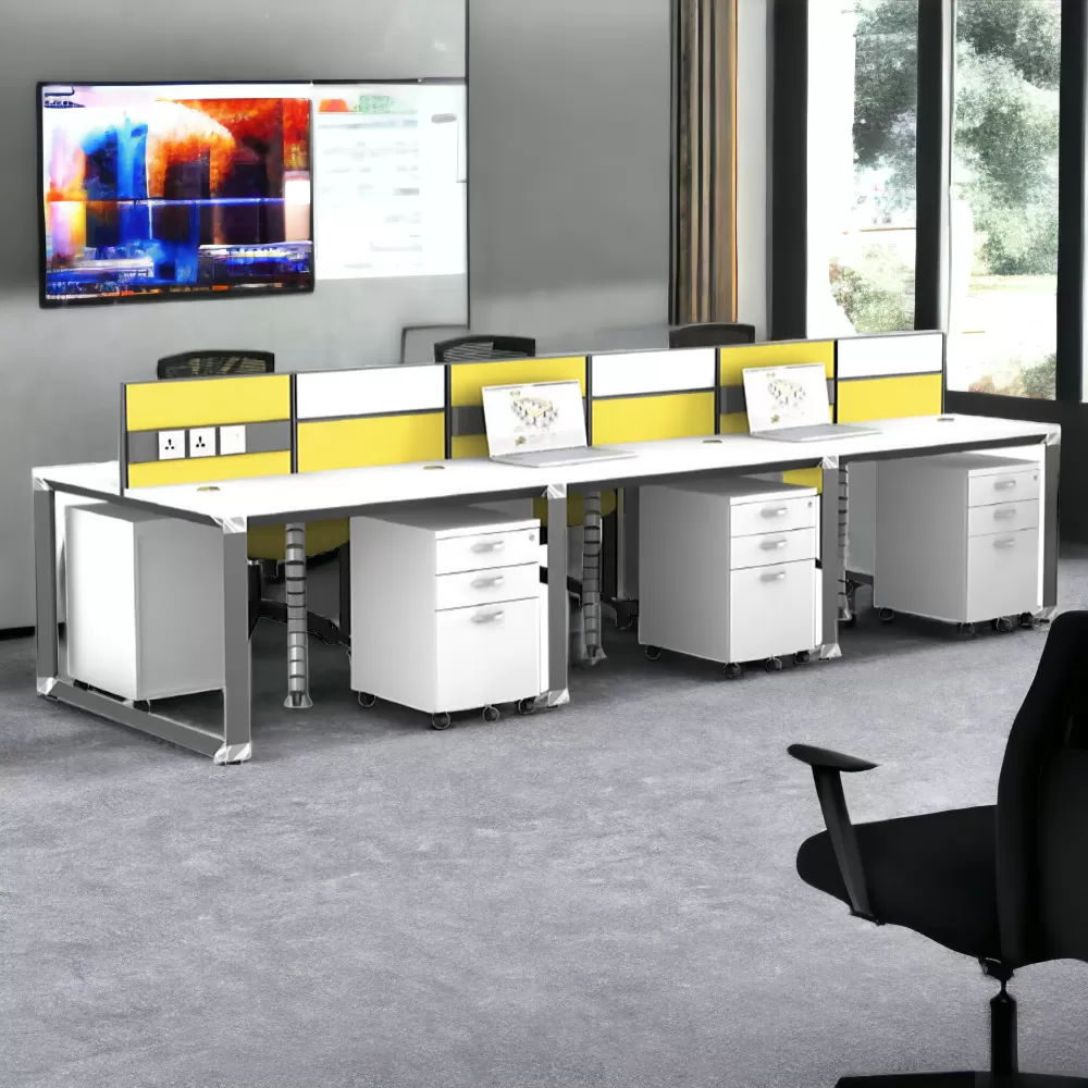 Office Workstation Table for 6 person & More | Office Table Penang