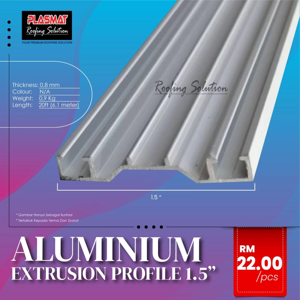 Aluminium Extrusion Profile 1.5" Awning Roofing Accessories