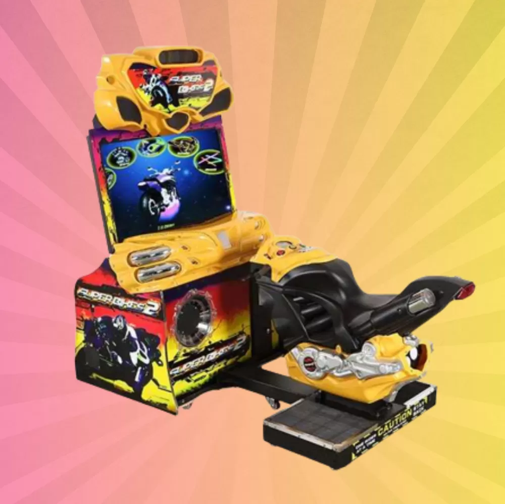 Super Bike Classic Speed Motor Racing Game Machine