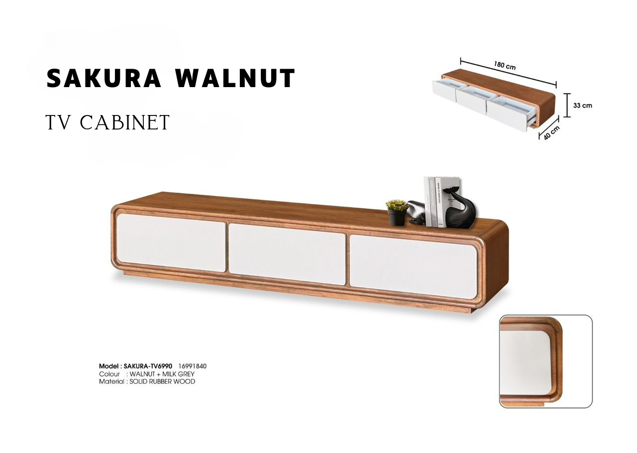 SAKURA WALNUT - TV CABINET