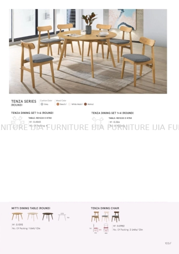 Dining Furniture Set - Tenza Series (Round)