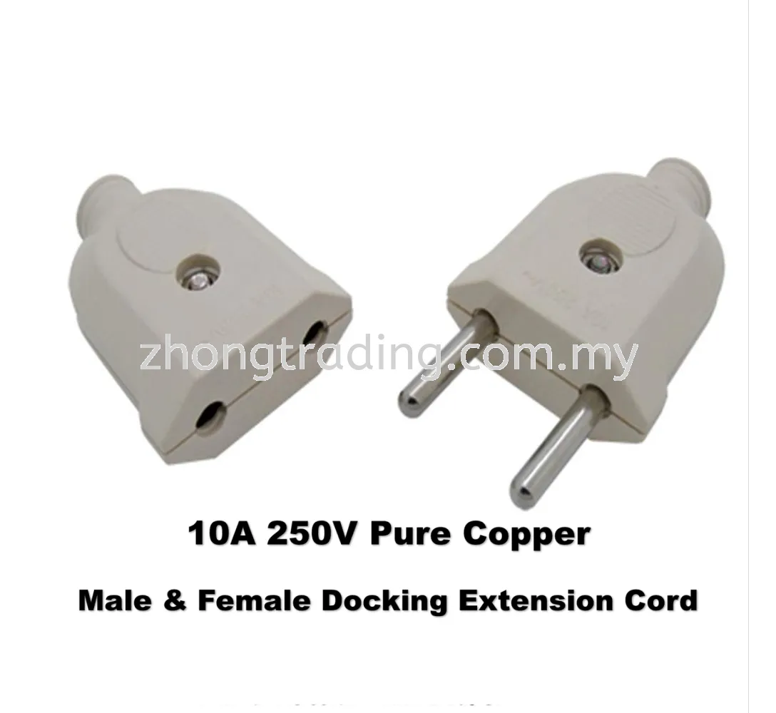 2 Pin AC Socket/Plug -High Quality