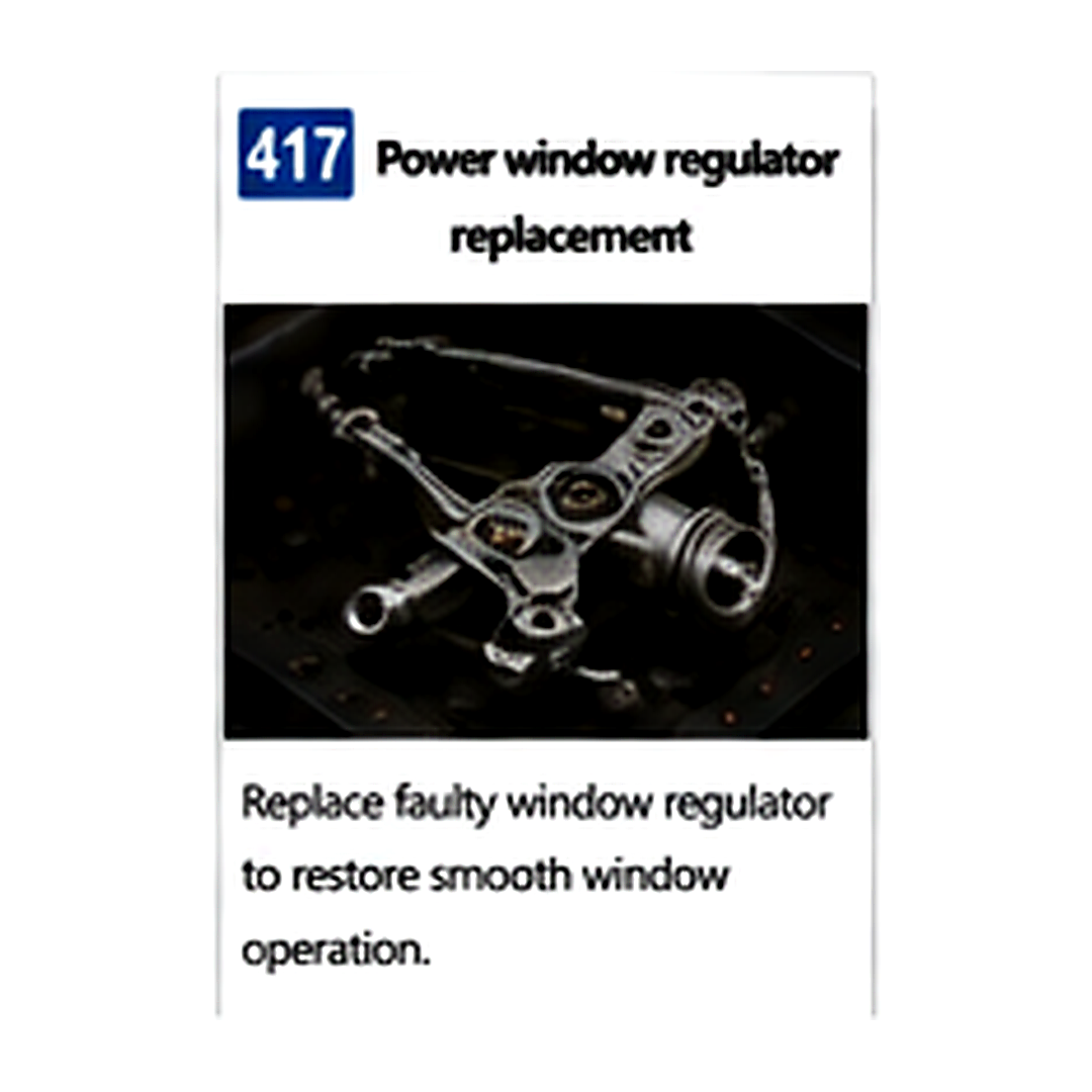 Power Window Regulator Replacement