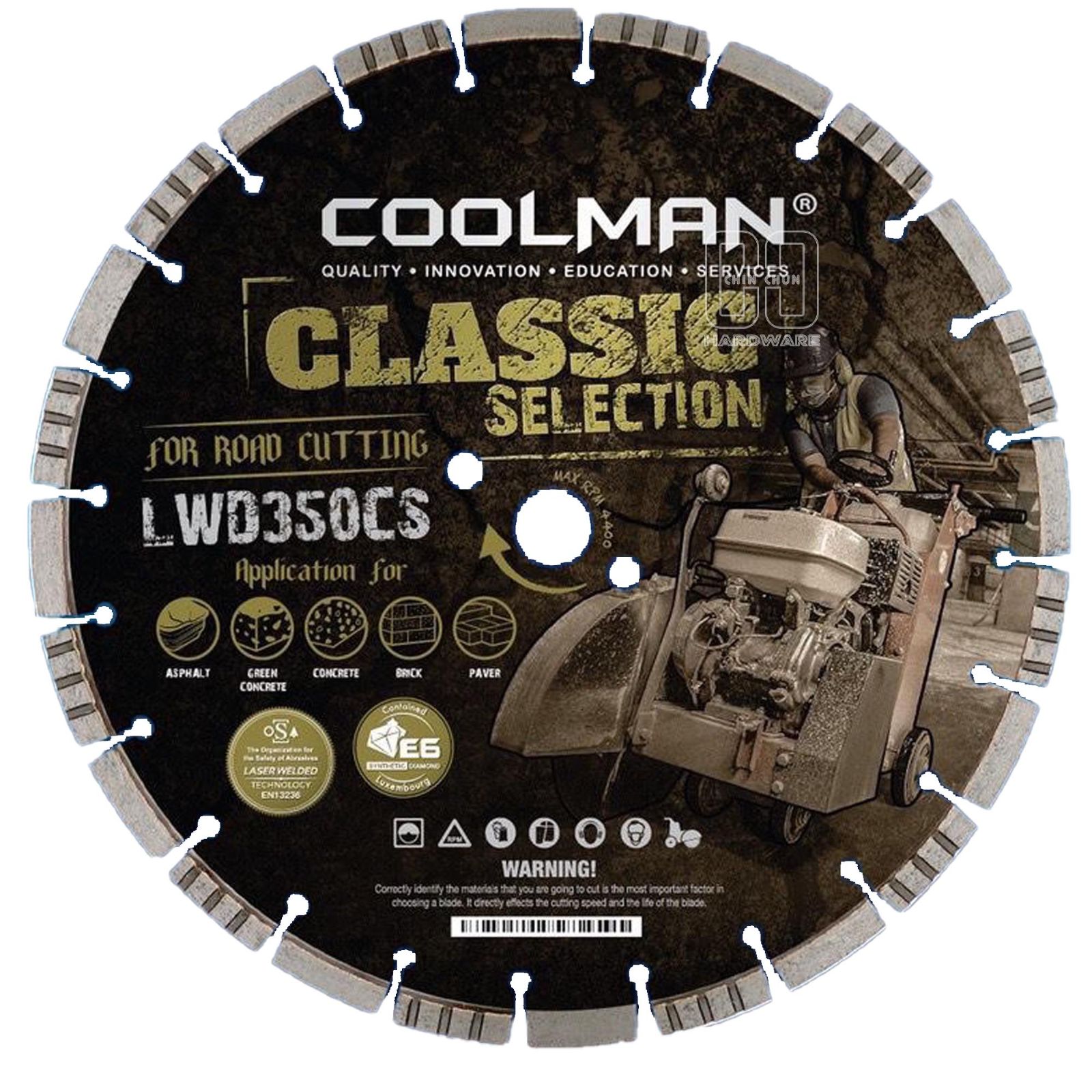 COOLMAN LWD350CS CLASSIC oSa CERTIFIED LASER WELDED 14"