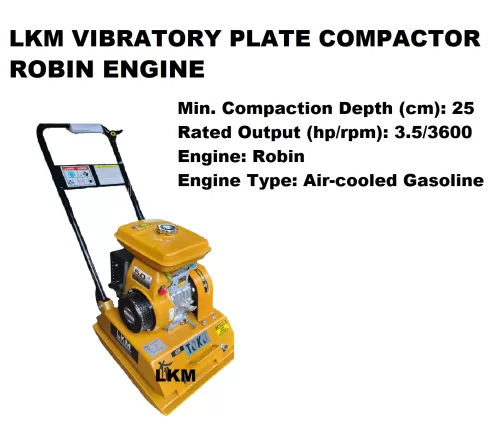 [LOCAL] LKM VIBRATORY PLATE COMPACTOR HONDA GX160 PETROL ENGINE