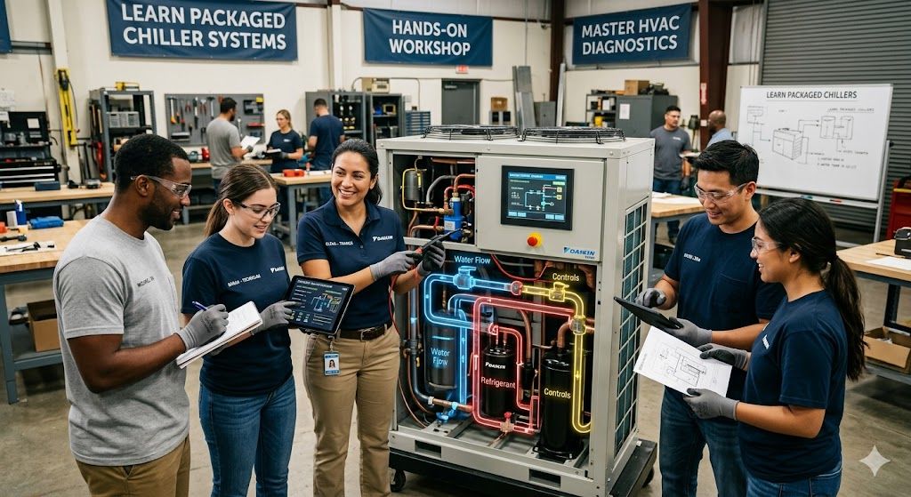 Learn packaged chiller systems