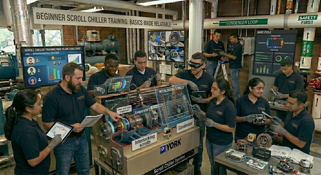 Scroll chiller training for beginners