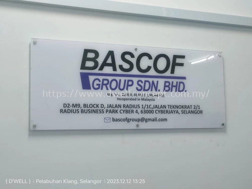 FACTORY ARCYLIC SIGNAGE MAKER AT CYBERJAYA | SELANGOR | PUTRAJAYA, KLIA, SEPANG