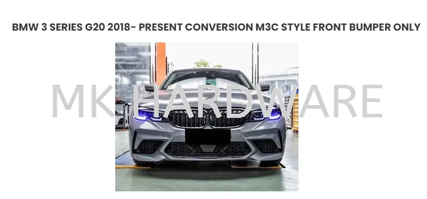 BMW 3 SERIES G20 2018- PRESENT CONVERSION M3C STYLE FRONT BUMPER ONLY