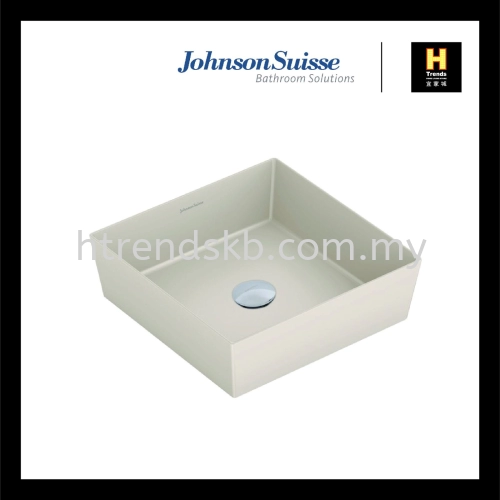 Johnson Suisse Venezia Slim Square Counter Top Basin 380mm (WBVC950189AH)