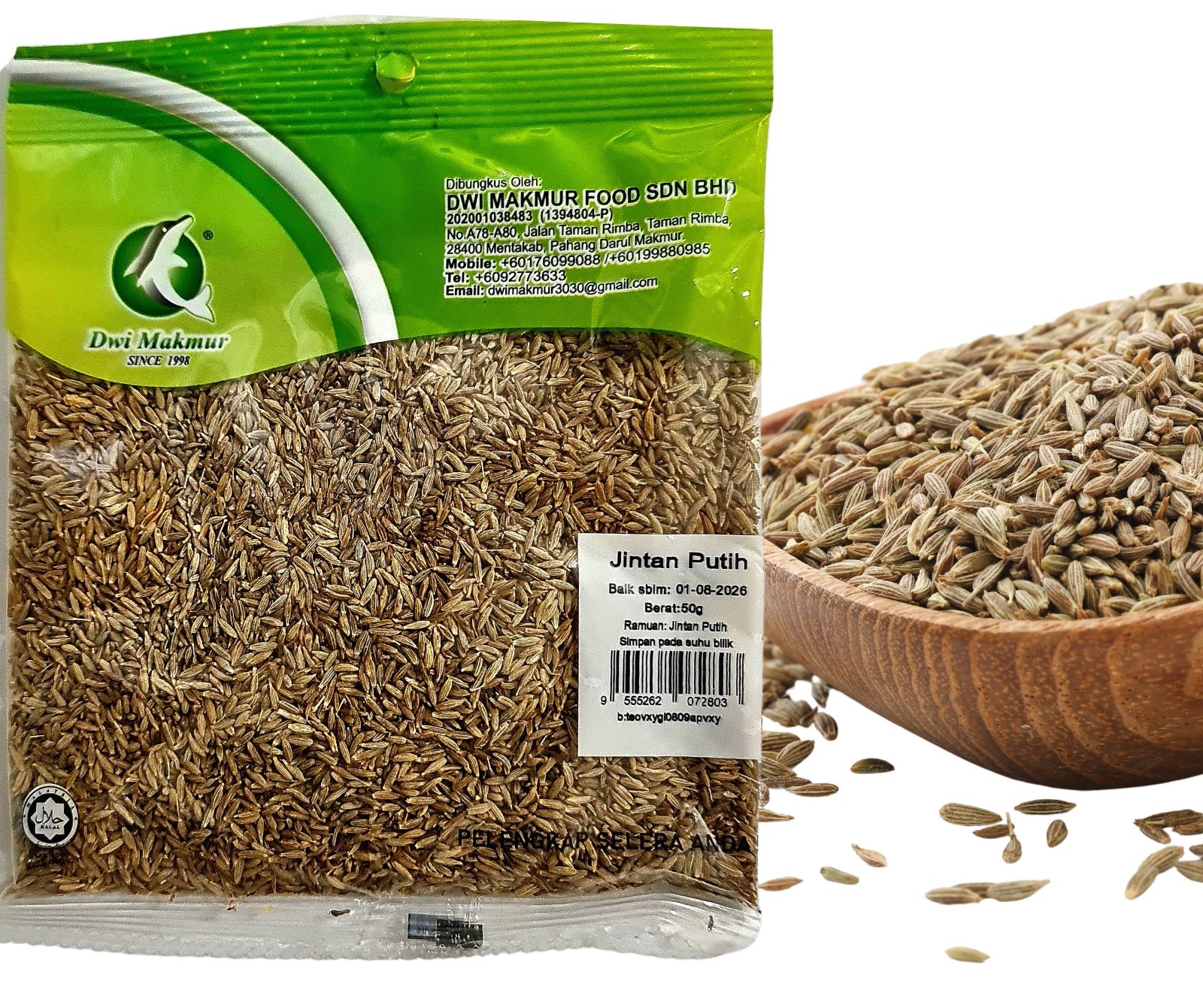 Cumin Seeds 50 Grams RM3.50 X 5 Units C.Dwi Makmur