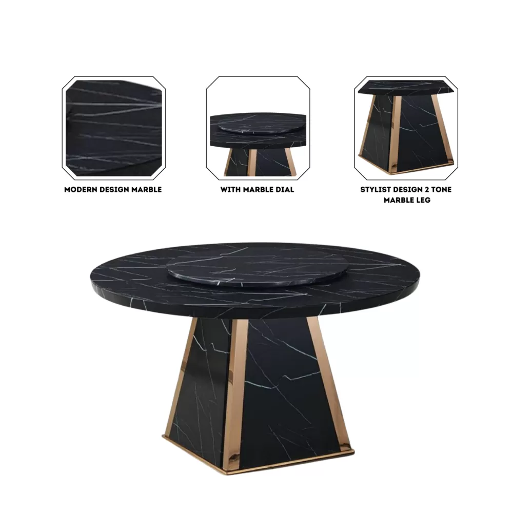 BlackGold Dining Table