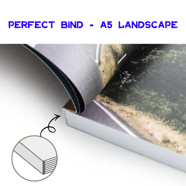 Perfect Bind Booklet (A5 Landscape)
