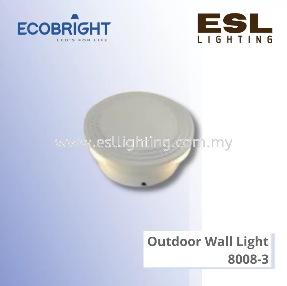 ECOBRIGHT Outdoor Wall Light - 1W*3 - 8008-3 IP54