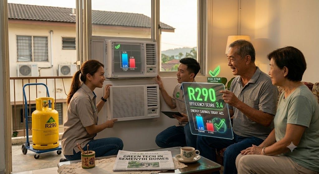 R290 residential HVAC efficiency