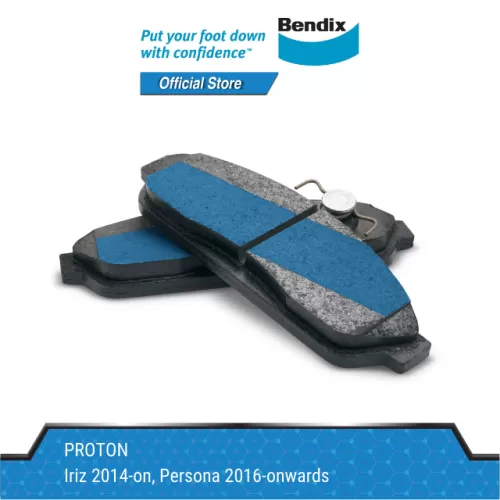 Bendix Front Brake Pads - Proton Iriz 2014-on/Persona 2016-Onwards, Proton Saga VVT 2019 (DB2350)