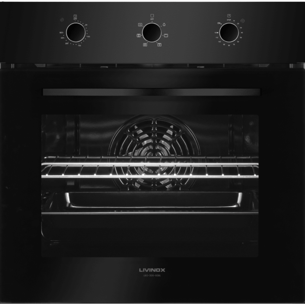 LIVINOX BUILD IN OVEN 6 FUNCTIONS 60 LITRES 600MM*595MM*498MM LBO-306-60BL