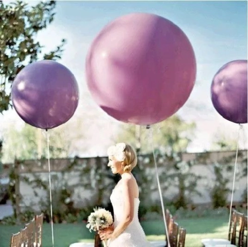 36inch Standard Round Balloon - Lavender 10pcs (B-36SR-ST10)