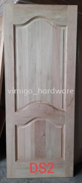 Wood Door for Room Door Main Door Solid Wood Door Single Leaf DS2