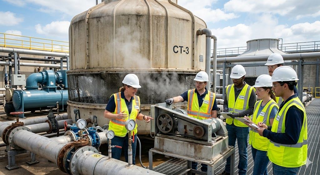 Cooling tower and chiller system training