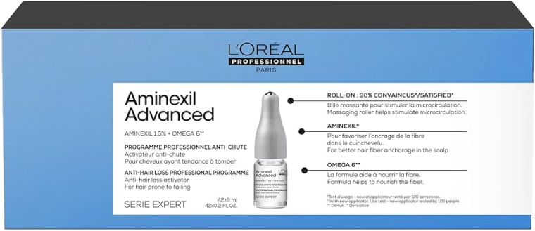Loreal Professionnel Serie Expert Aminexil Advanced Dual-Action Scalp & Anti-Hair Loss Treatment 42 x 6ml