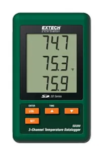 Extech SD200: 3-Channel Temperature Datalogger