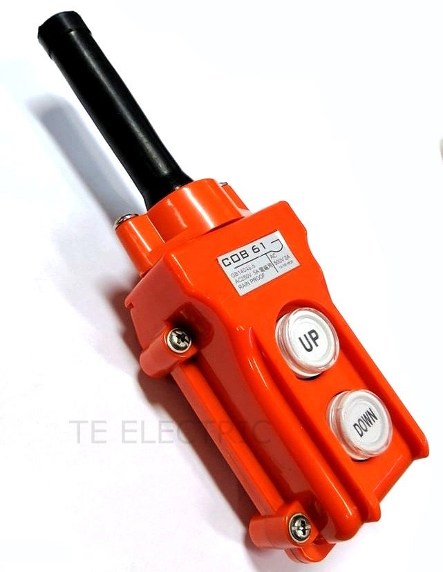 COB61 / COB61H / COB62 / COB63  UP / DOWN HOIST PUSH BUTTON 5A 250VAC WATERPROOF CRANE INDUSTRIAL CONTROL SWITCH