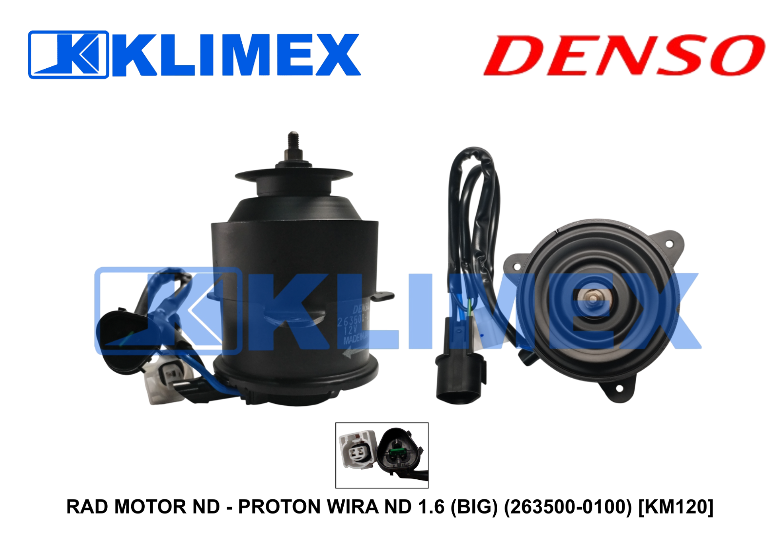 RAD MOTOR ND - PROTON WIRA ND 1.6 (BIG) (263500-0100) [KM120]