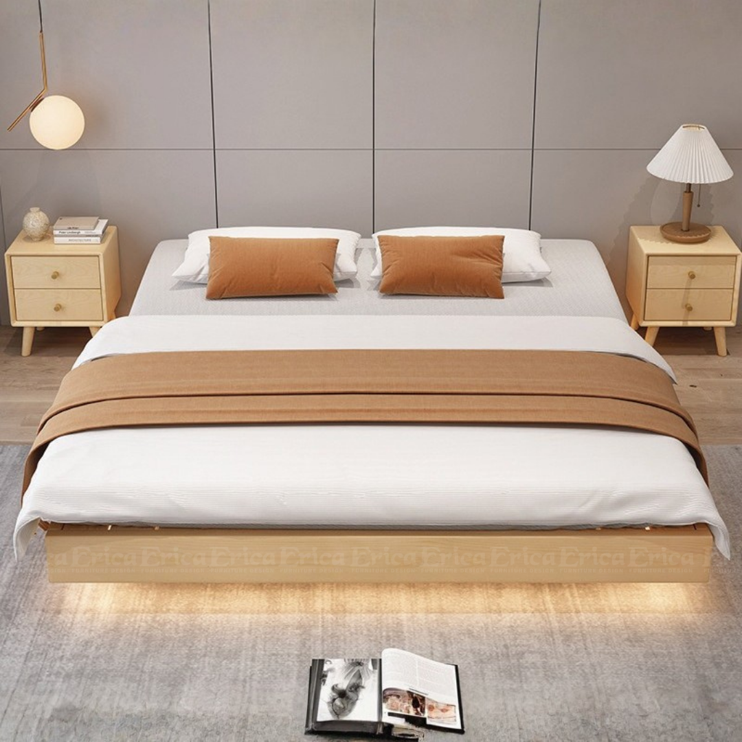 BD830 - MUJI SOLID WOOD BED