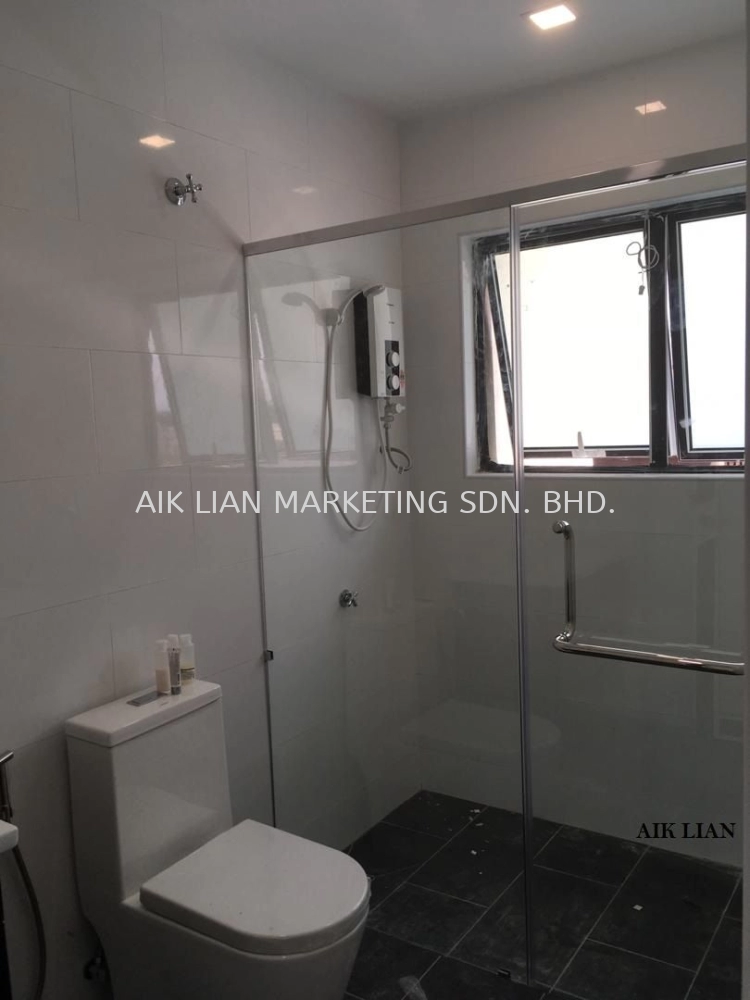 SHOWER SCREEN SLIDING DOOR SYSTEM SUPPLY AT DENGKIL, SEPANG, BANTING