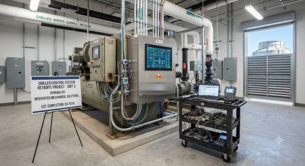 Chiller control system retrofit services