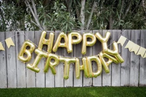 40inch Foil Balloon Alphabet H - Gold (FB-40-HG)