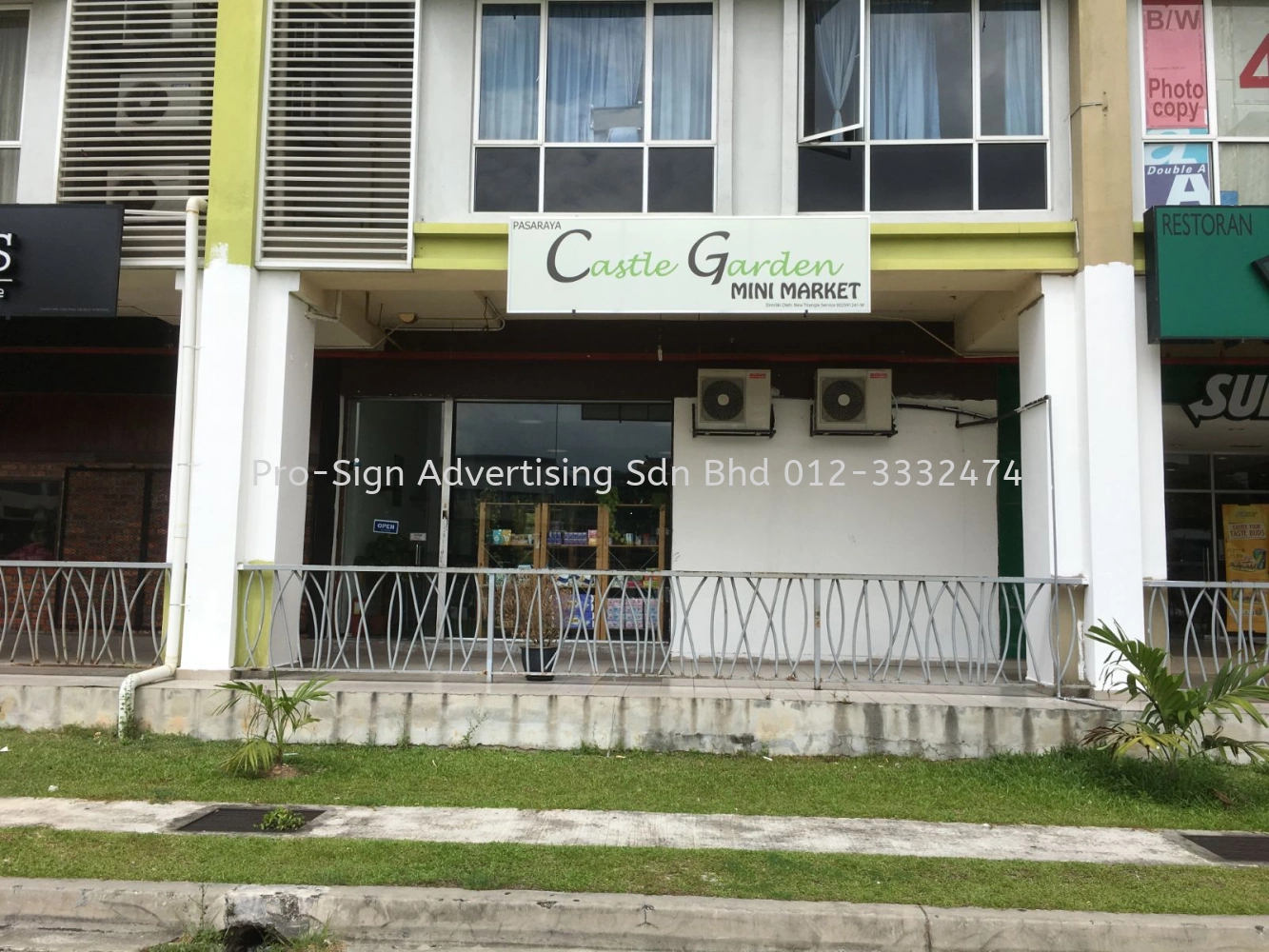 PANEL SIGNBOARD AND 3D EG BOX UP BACKLIT (CASTLE GARDEN & JULIOS, KOTA DAMANSARA, 2017)