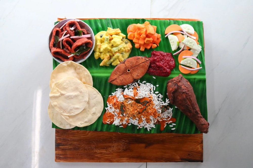 Banana Leaf Rice Food Cake