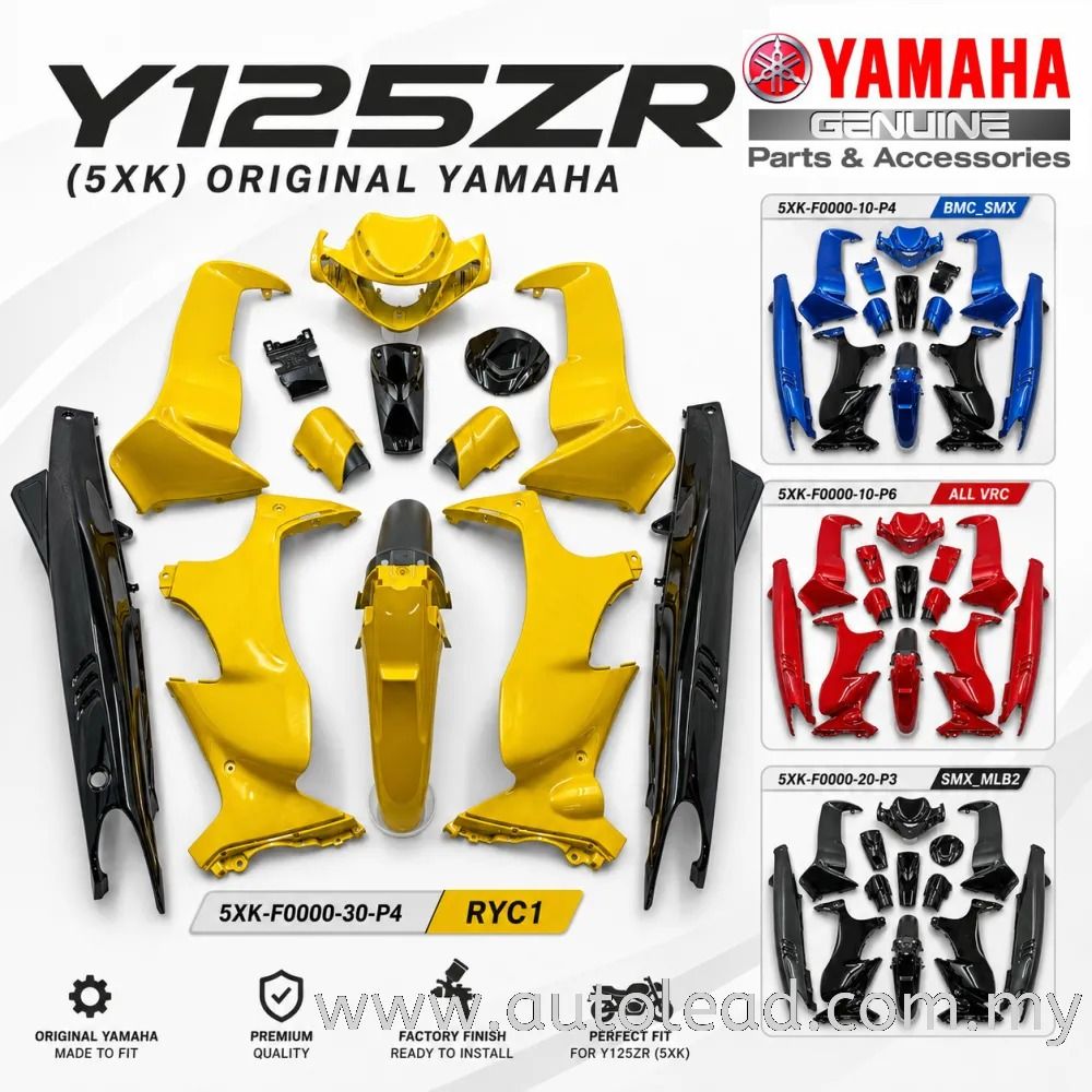 Y125ZR (5XK) ORIGINAL YAMAHA  COVERSET 11DESIGN