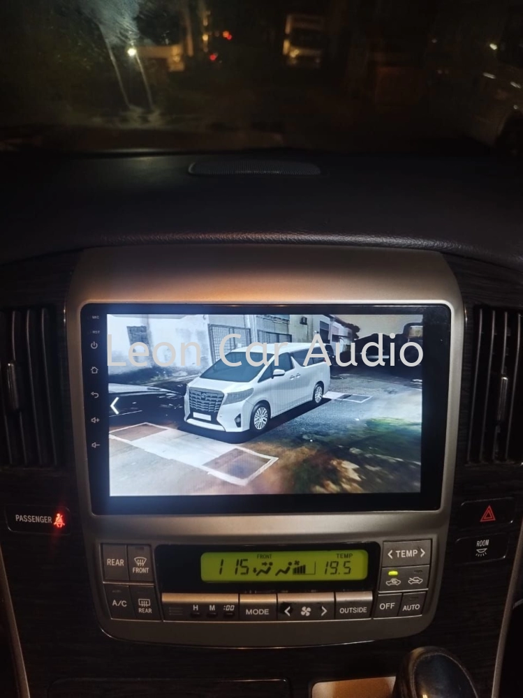 Toyota Alphard ANH10 oem 9" fhd 2ram 32gb 8core DSP Wifi GPS USB 360 3D Panaromic DVR Player